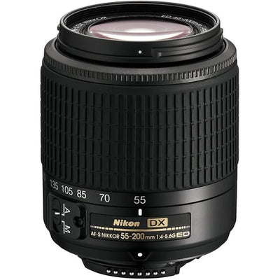 Nikon F 55-200mm f/4-5.6 objectieven
