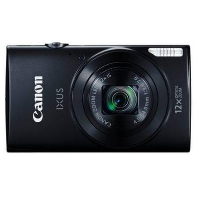 IXUS 170 Compact Camera - Zwart + Canon Zoomlens 12x IS 25–300mm f/3.6–7.0