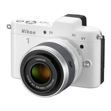 1 V1 - White + Nikon Hybride - Nikon 1 V1 White + Nikkor 1 10-30mm f/3.8-5.6  · main image