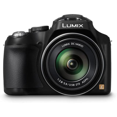 Lumix DMC-FZ72 Bridge Camera - Black + Panasonic Lumix DC Vario ASPH 60X Optical Zoom 20-1200mm f/2.8-5.9 f/2.8-5.9 