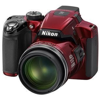 Coolpix P510 Compactcamera - Rood/Zwart + Nikon Nikkor 24-1000mm f/3.0-5.9 Zoom · hoofdafbeelding