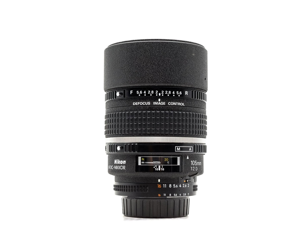 Nikon AF DC Nikkor 105mm f/2D · hoofdafbeelding