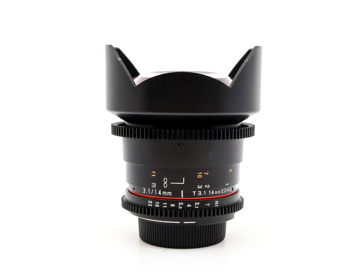 Rokinon 14mm T3.1 Cine DS - Nikon Fit · hoofdafbeelding
