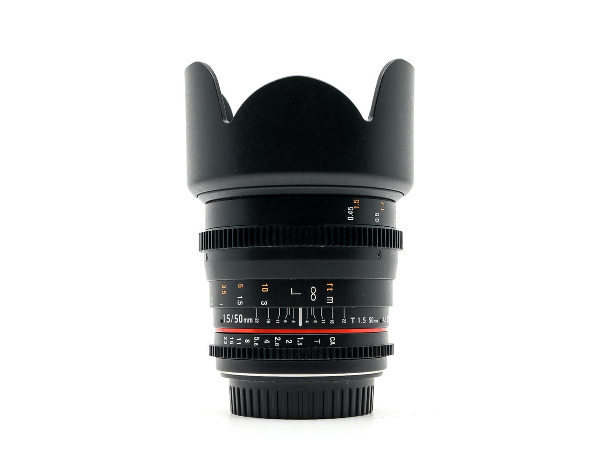 Rokinon 50mm T1.5 Cine DS - Canon EF Fit · hoofdafbeelding