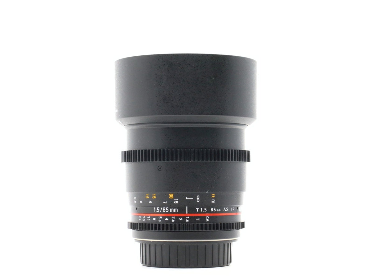 Rokinon 85mm T1.5 AS IF UMC - Sony A Fit · hoofdafbeelding