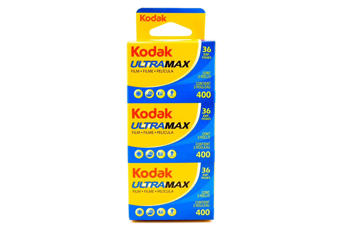 Kodak Ultramax 400 (35mm) 36 Opnamen 3-Pack · main image