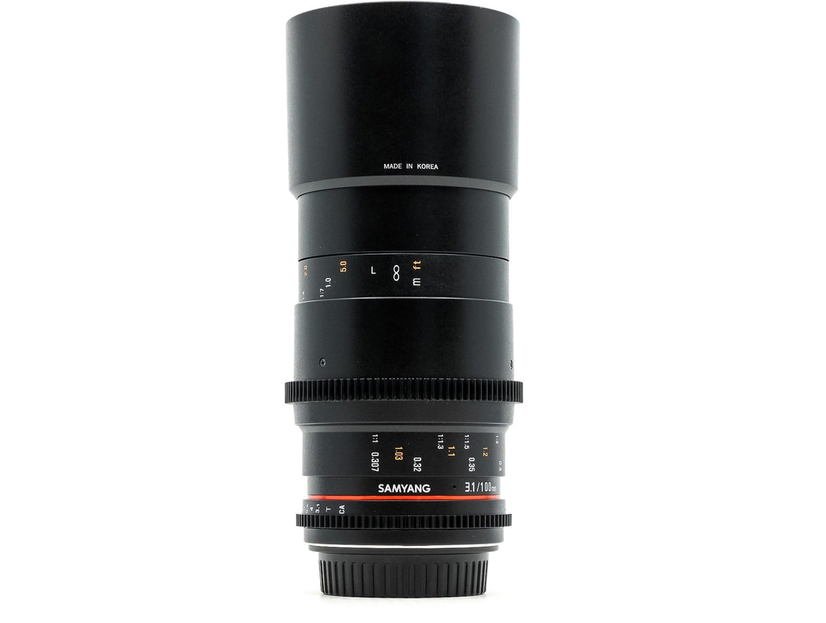 Samyang 100mm T3.1 ED UMC Macro - Canon EF fit · hoofdafbeelding