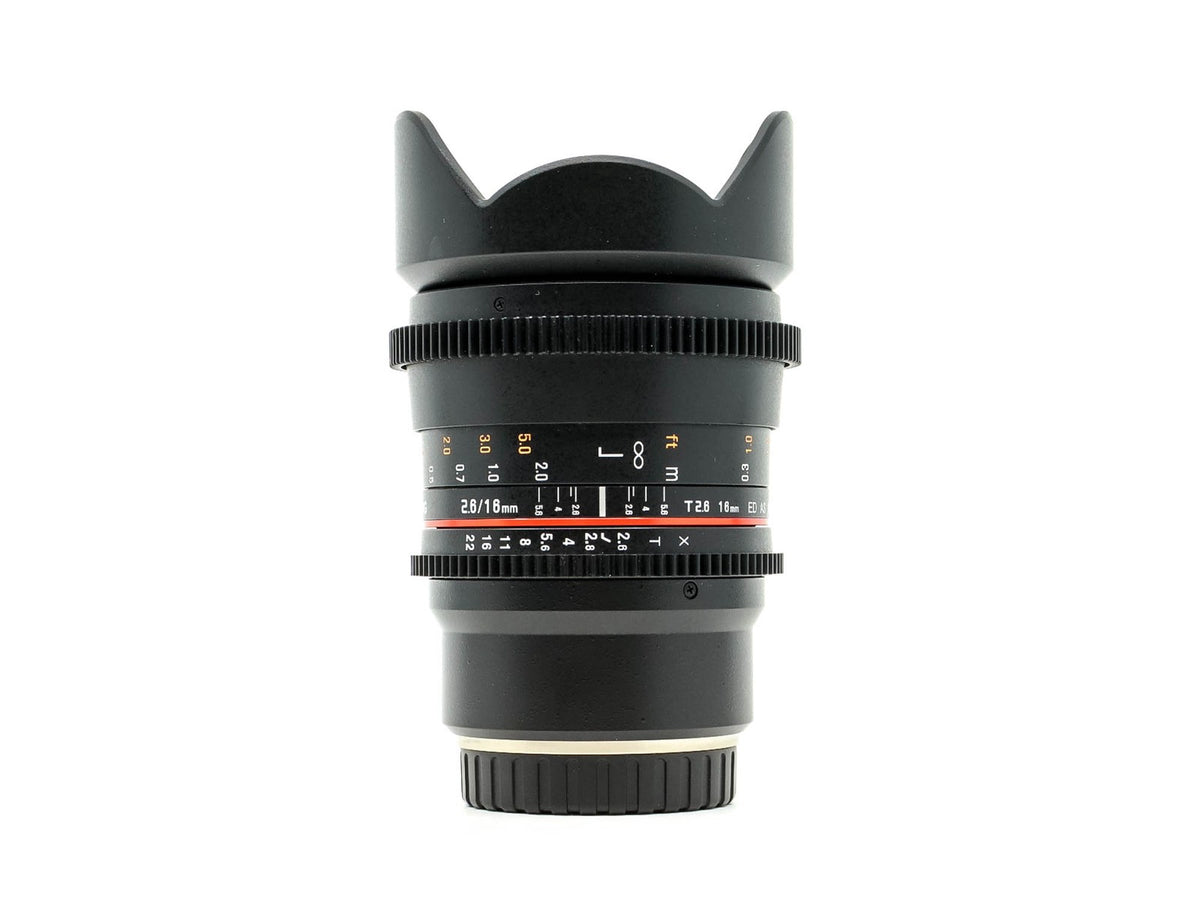 Samyang 16mm T2.6 Cine ED AS UMC - Fujifilm X Fit · hoofdafbeelding