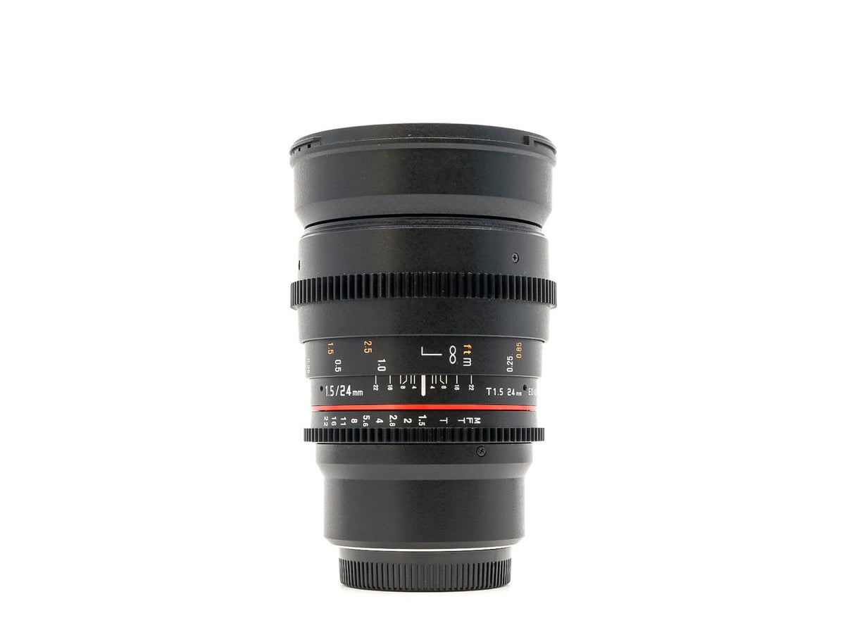 Samyang 24mm T1.5 VDSLR ED AS IF UMC II - Micro Four Thirds Fit · hoofdafbeelding