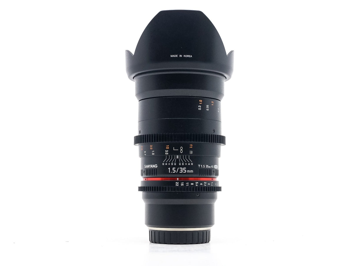 Samyang 35mm T1.5 Cine VDSLR II - Fujifilm X Fit · hoofdafbeelding