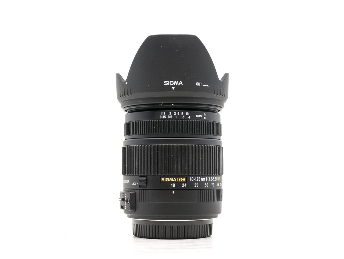 Sigma 18-125mm f/3.8-5.6 DC OS HSM - Sigma SA Fit · hoofdafbeelding