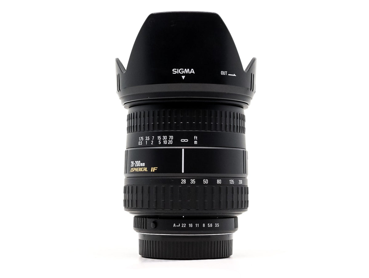 Sigma 28-200mm f/3.5-5.6 Aspherical IF Macro - Sigma SA Fit · hoofdafbeelding