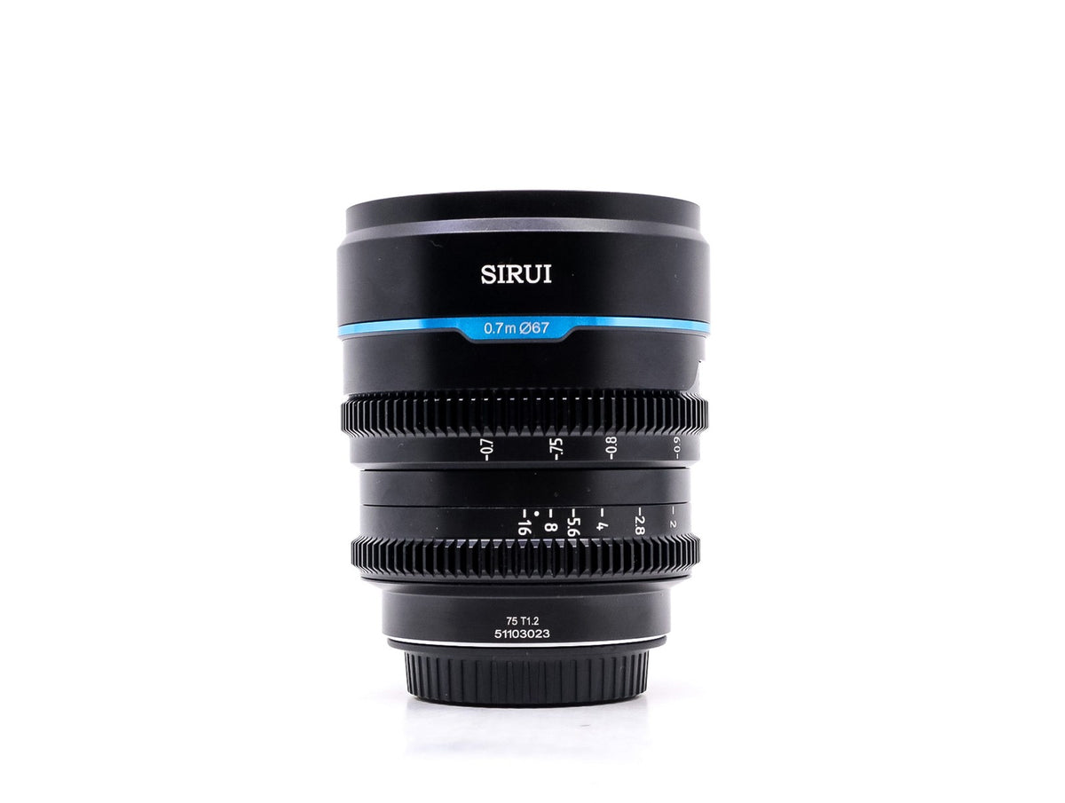 Sirui 75mm T1.2 Nightwalker - Sony E Fit · hoofdafbeelding