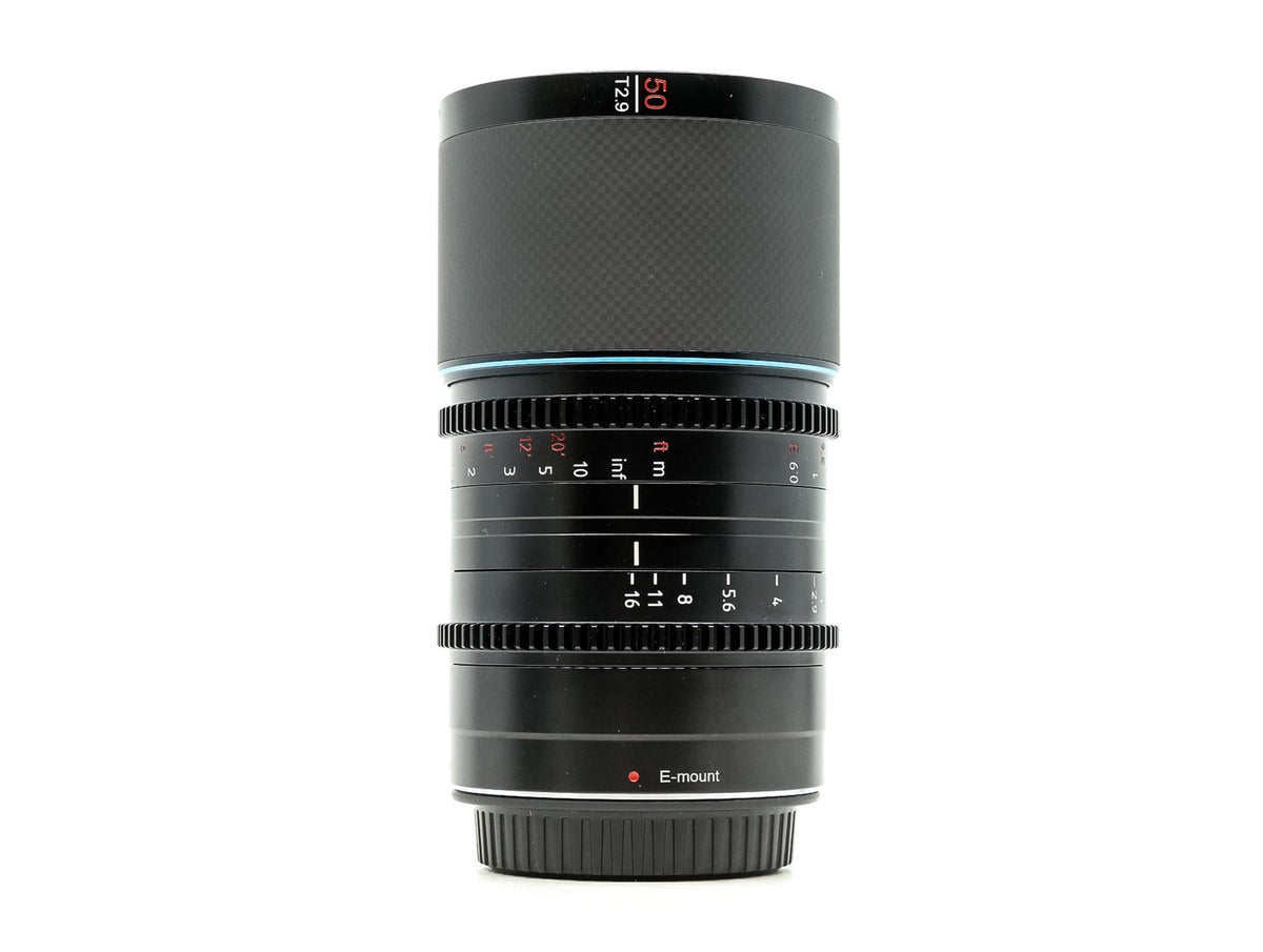 Sirui Saturn 50mm T2.9 1.6x Anamorphic [Neutral Flare] - Sony FE Fit · hoofdafbeelding
