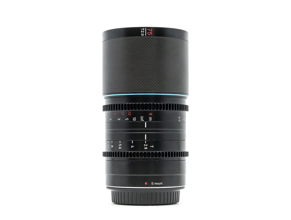 Sirui Saturn 75mm T2.9 1.6x Anamorphic [Neutral Flare] - Sony FE Fit · hoofdafbeelding