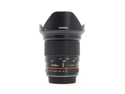 Samyang 20mm f/1.8 ED AS IF UMC - Geschikt voor Canon EF