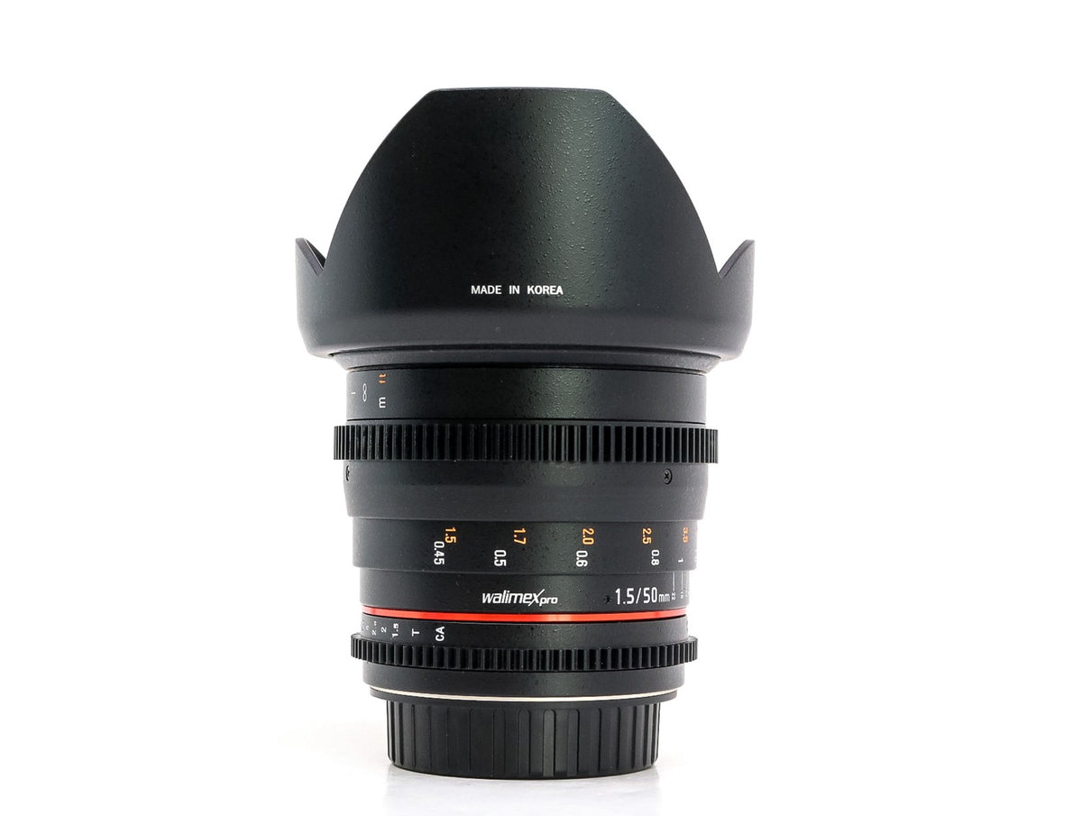 Walimex Pro 50mm T1.5 Cine - Canon EF Fit · hoofdafbeelding