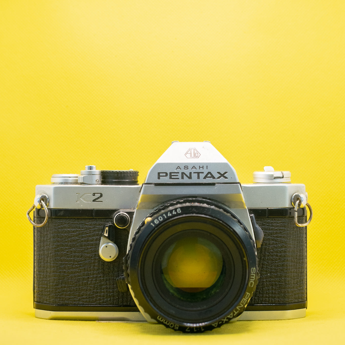 Pentax Asahi K2 + SMC 50mm F1.7 - 35mm SLR Filmcamera · hoofdafbeelding
