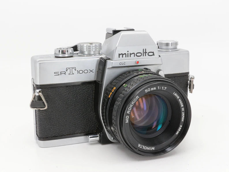 Minolta SrT100x - 35mm Film Camera w/ 50mm MD 1.7 | Vintage Analog Camera | Minolta · main image